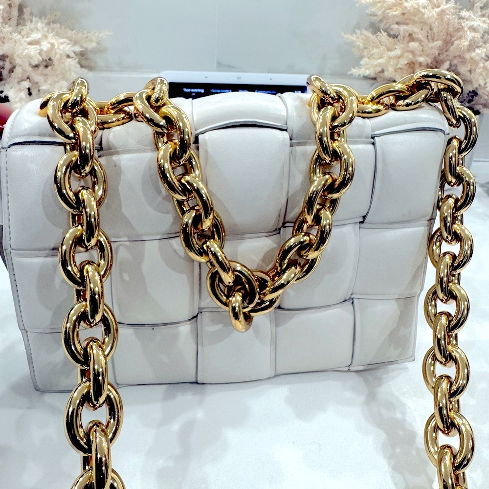 Bottega Veneta Cassette Woven Quilted Leather Crossbody